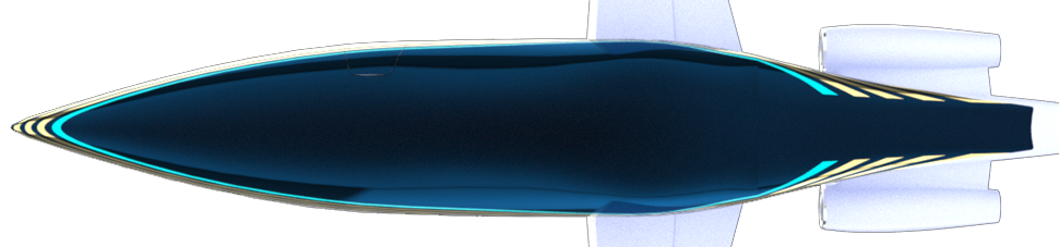 View of the PJ III fuselage from below