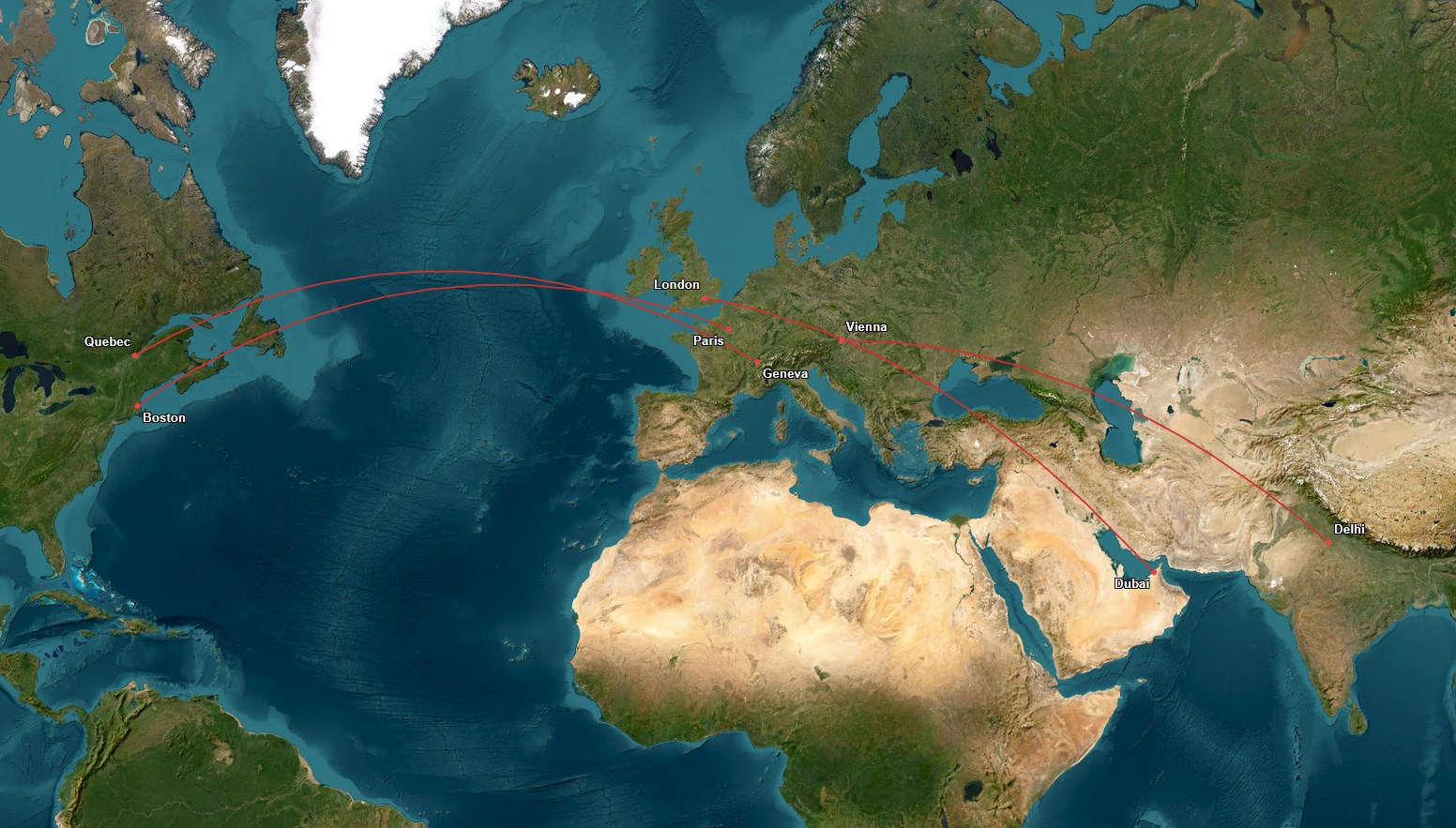 Piero Jet III range map